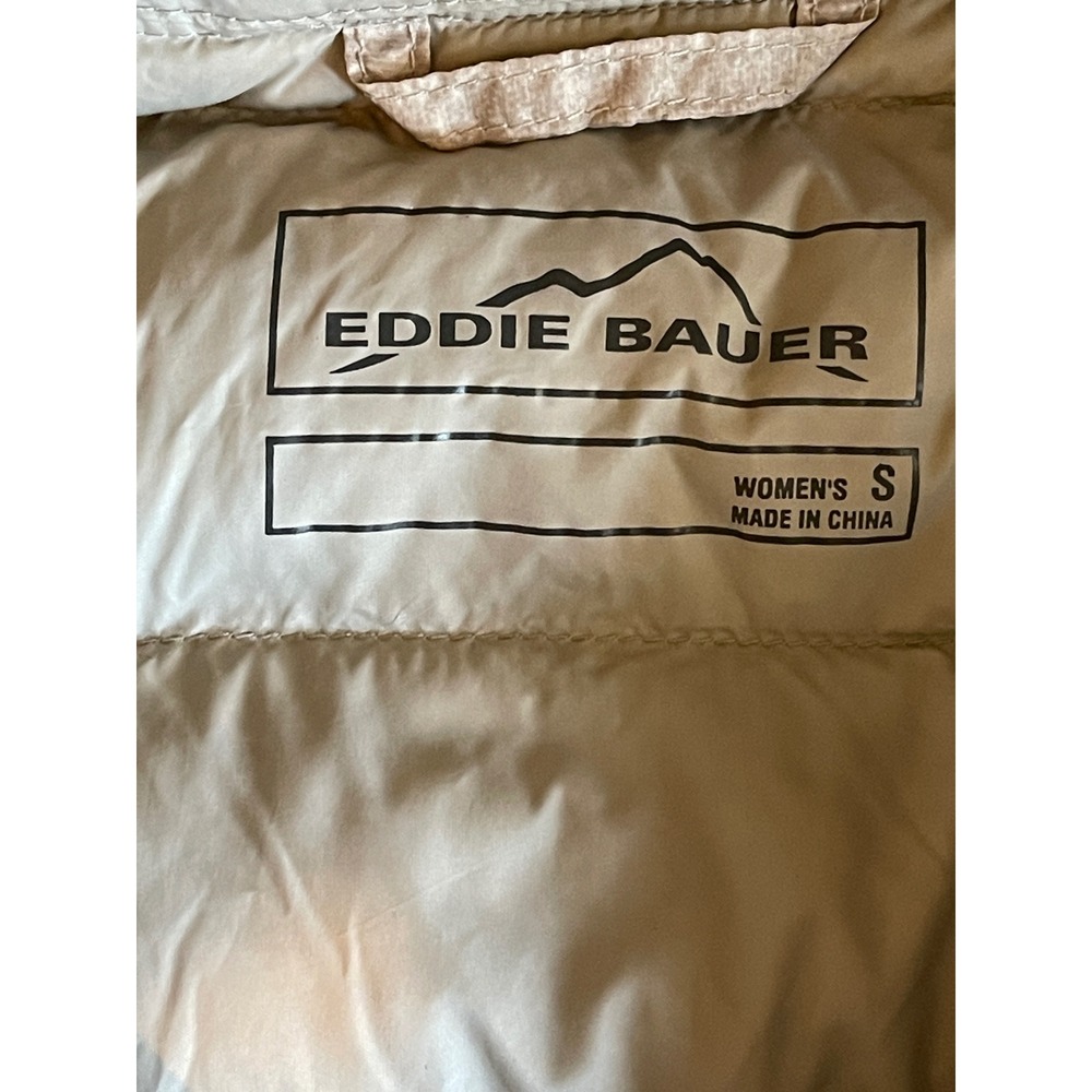 Eddie Bauer Womens Hooded‎ Down Puffer Coat Lightweight Quilted Jacket - Picture 8 of 9